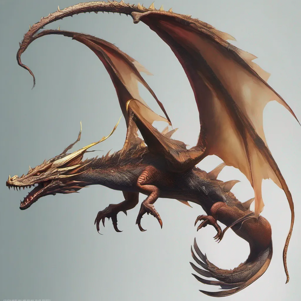dragon back legs snake flying dragon wings only flying long neck long tail big legless environment beauty