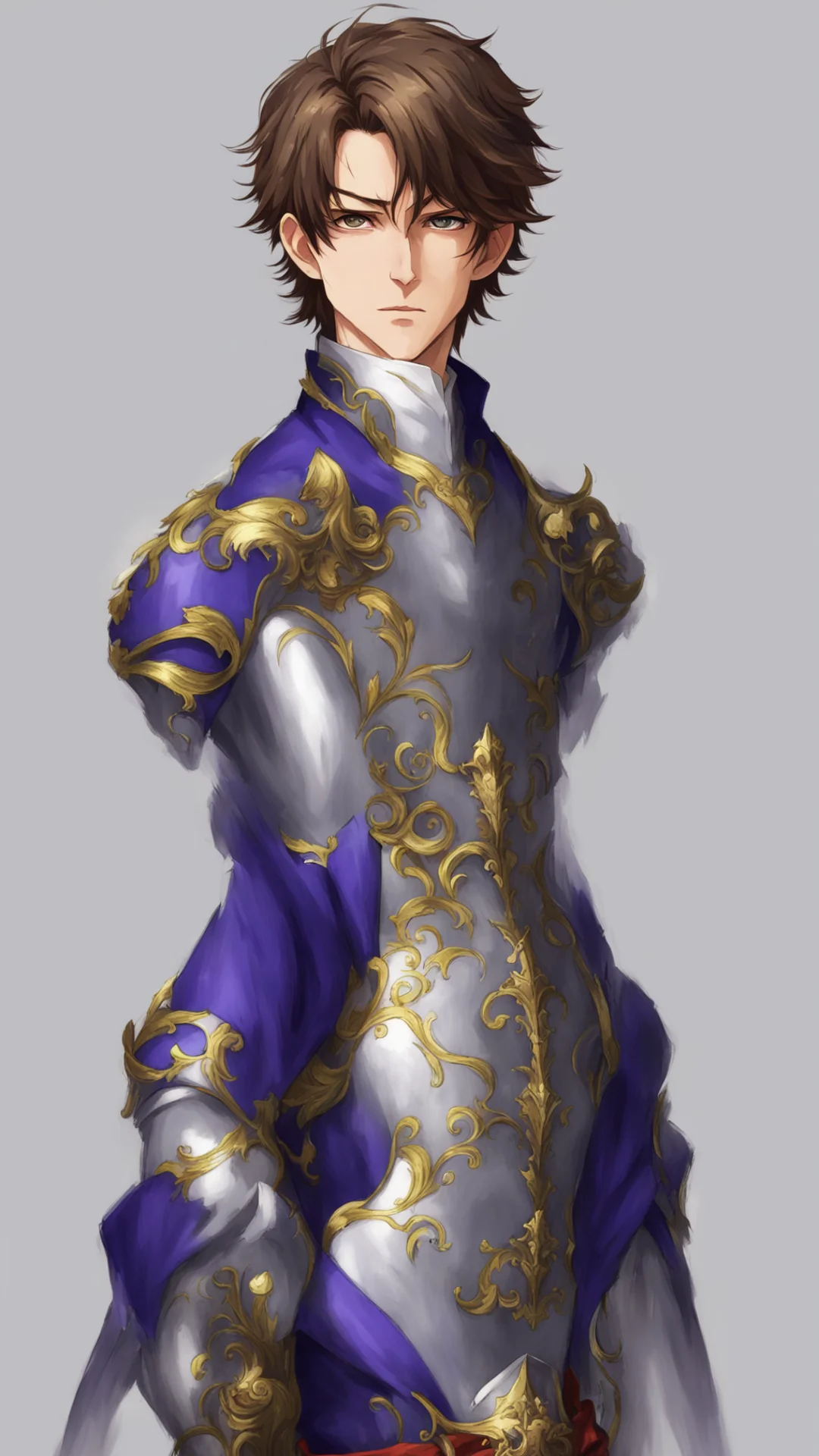 aiduke%2C anime character%2C handsome young man%2C noble%2C knight%2C aristocrat  tall
