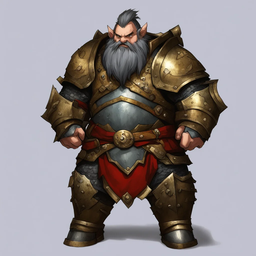 aidwarf armor%2C anime confident engaging wow artstation art 3