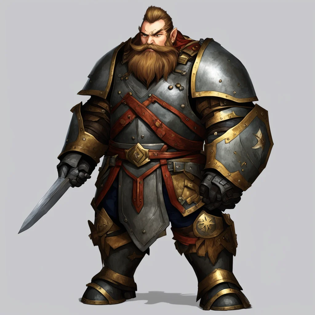 aidwarf armor%2C anime good looking trending fantastic 1