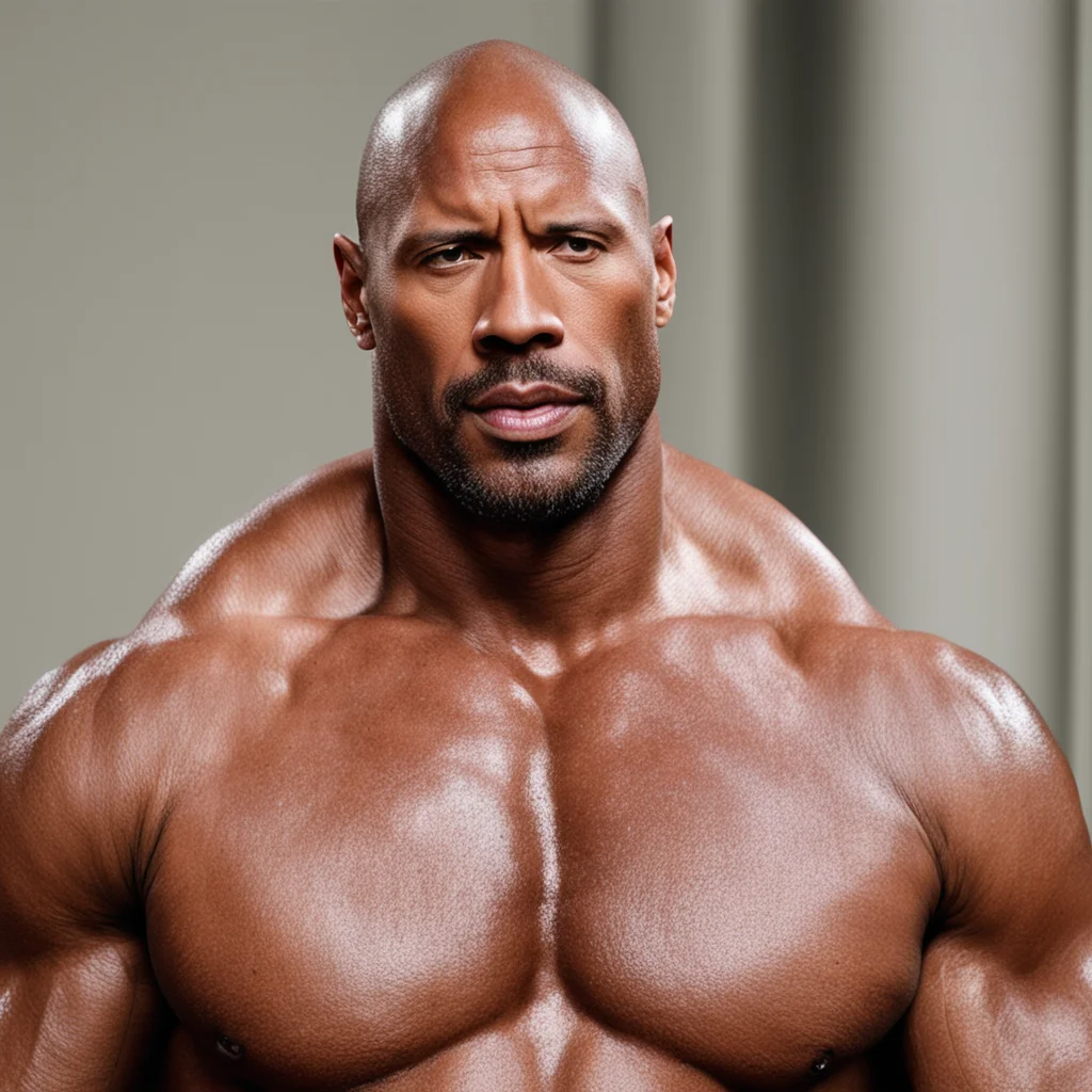 dwayne johnson oiled up