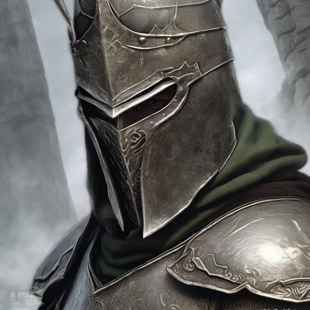 elder scrolls oblivion guard character face visible knight poster cover next gen realistic angry