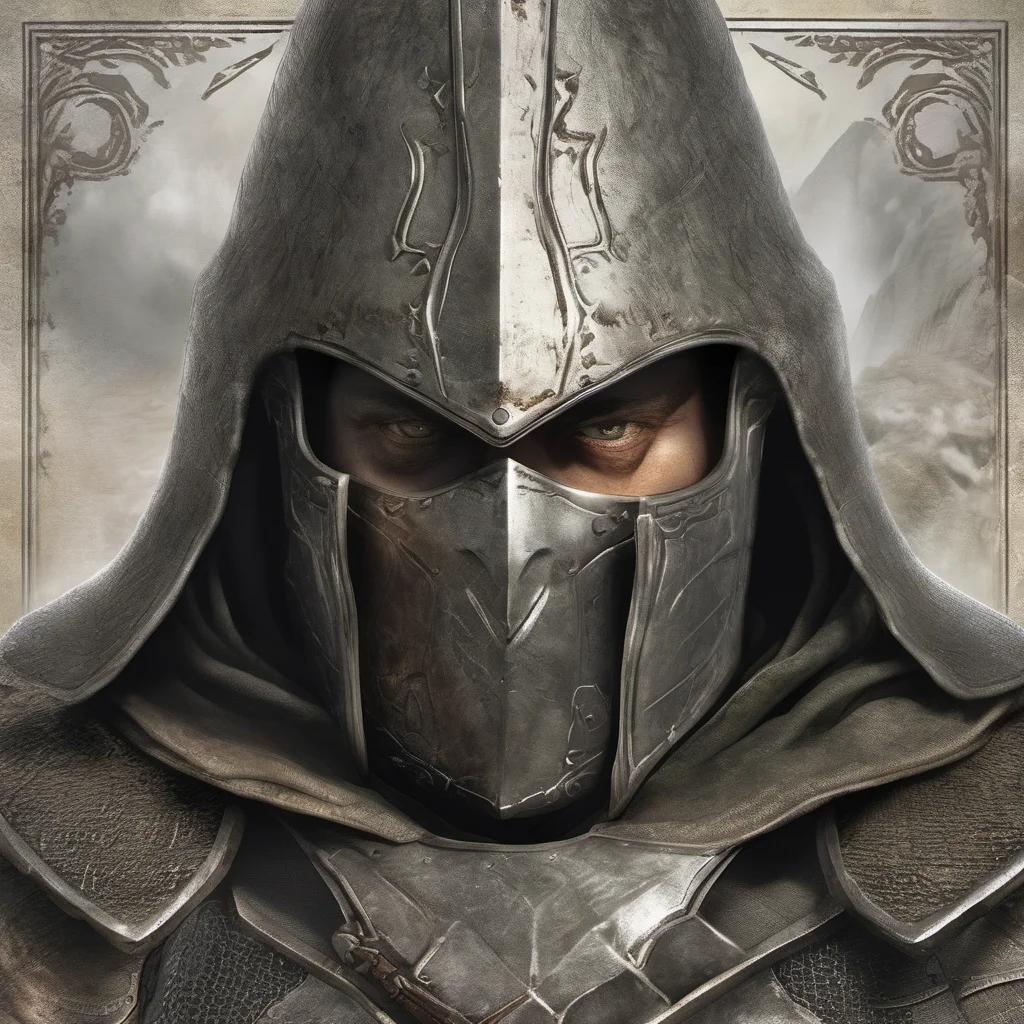 elder scrolls oblivion guard character face visible poster cover next gen realistic angry good looking trending fantastic 1