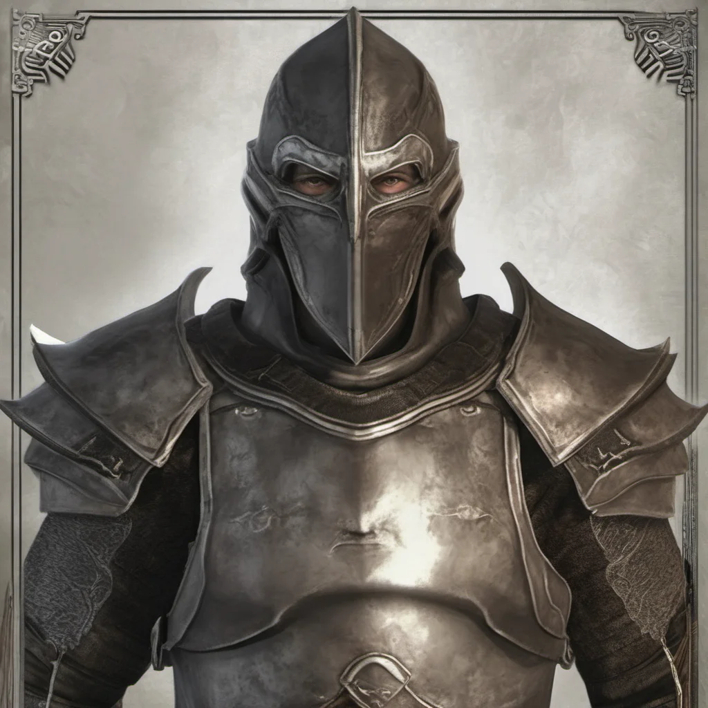 elder scrolls oblivion guard character full pose face visible poster cover next gen realistic angry good looking trending fantastic 1