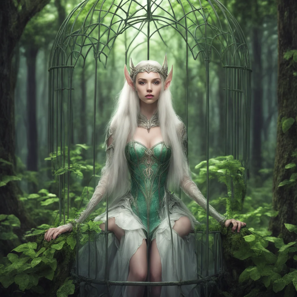 elven princess in a cage