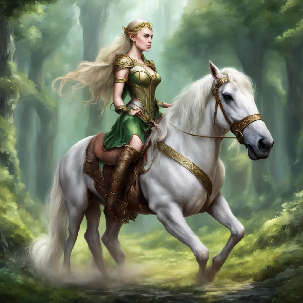 aielven princess rides a centaur good looking trending fantastic 1
