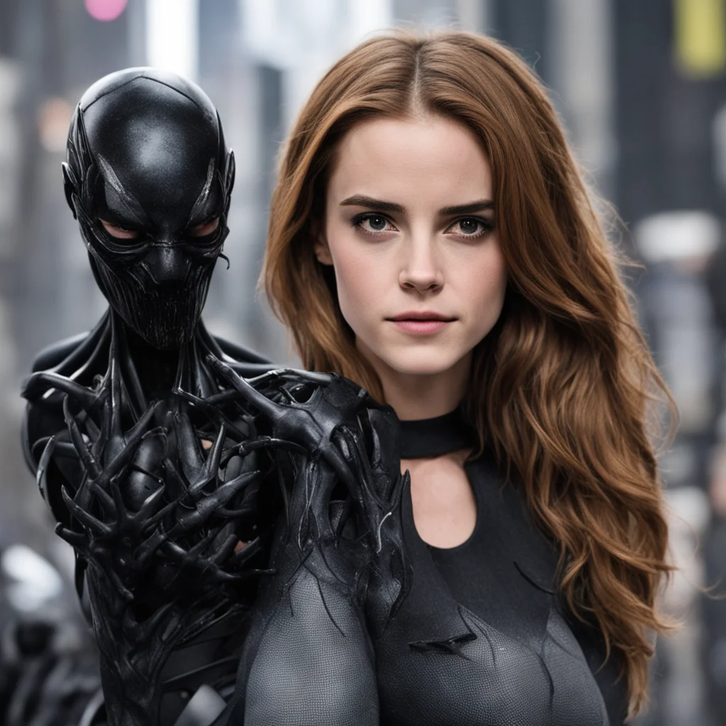 emma watson with the symbiote