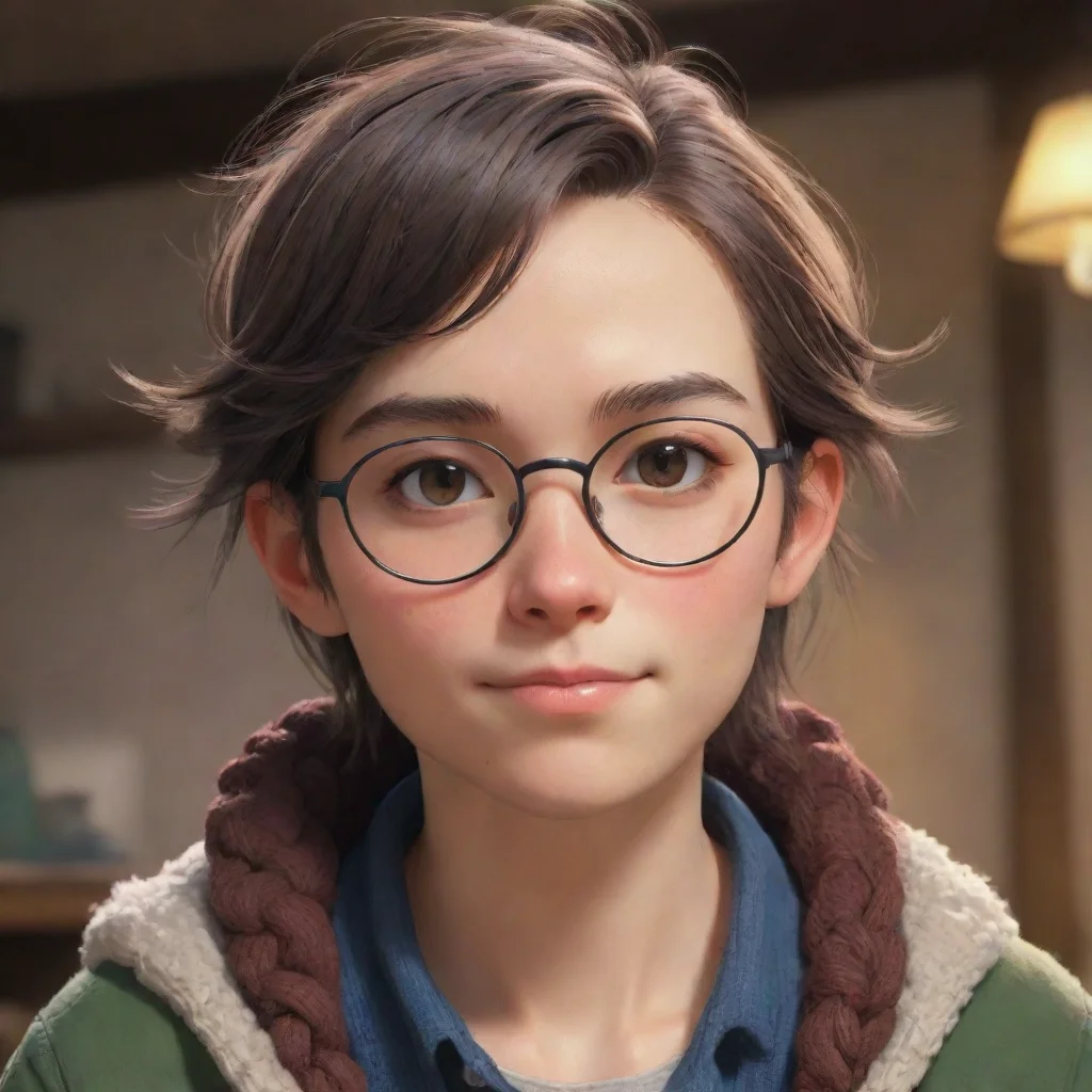 aiepic artstation hipster good looking  clear clarity detail cosy realistic miyazaki