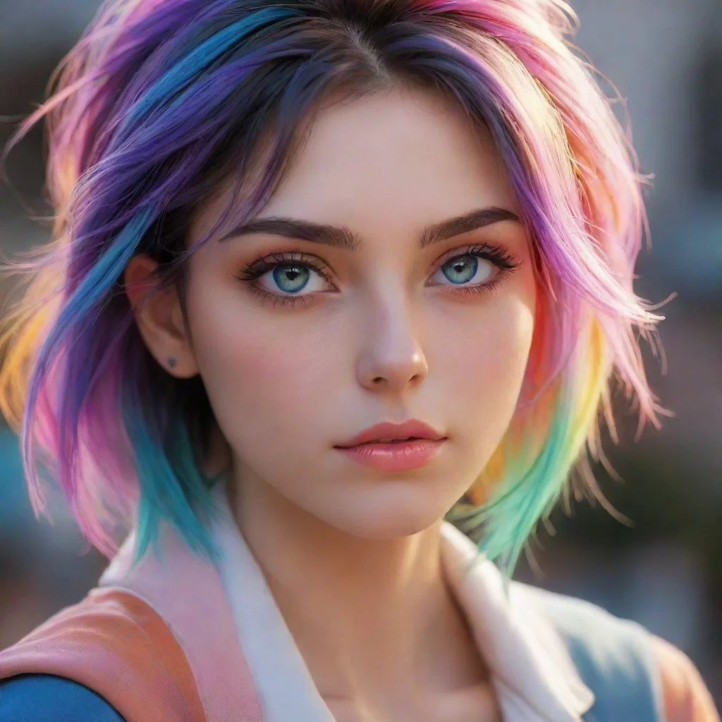 epic female character super chill cool gorgeous stunning pose realism profile pic colorful clear clarity details hd aesthetic best quality eyes clear
