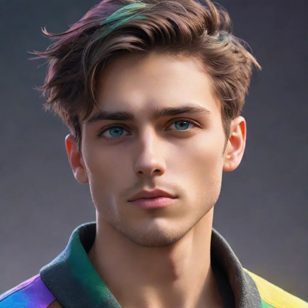 aiepic male character super chill cool gorgeous stunning pose realism profile pic colorful clear clarity details hd aesthetic best quality eyes clear