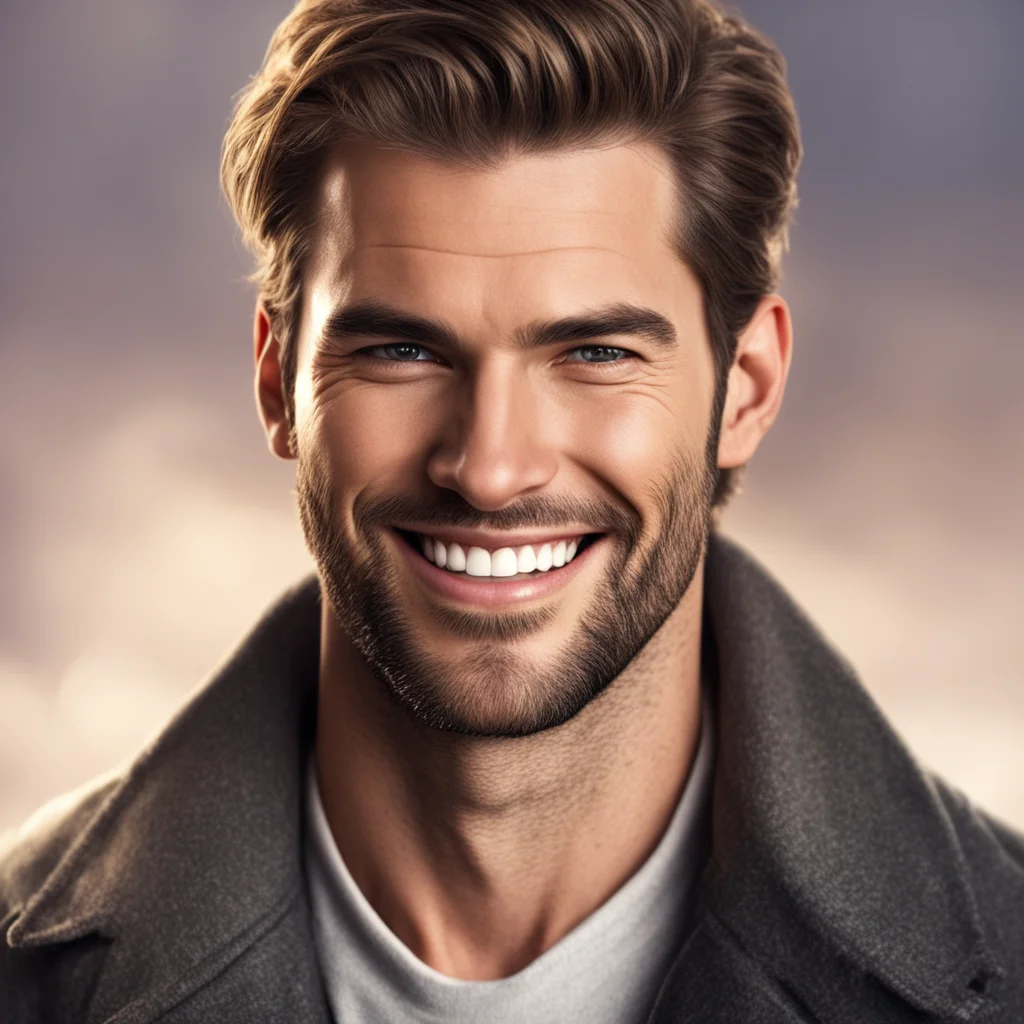 epic romance novel kind man strong smile realistic handsome  good looking trending fantastic 1