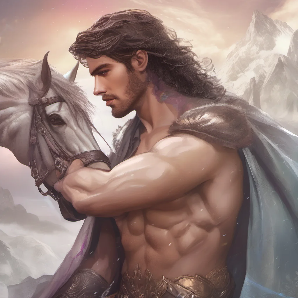 epic romance riding stunning confident fantasy man art character confident engaging wow artstation art 3
