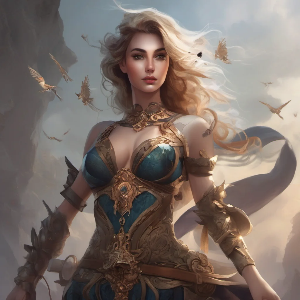 aiepic stunning confident fantasy art character amazing awesome portrait 2