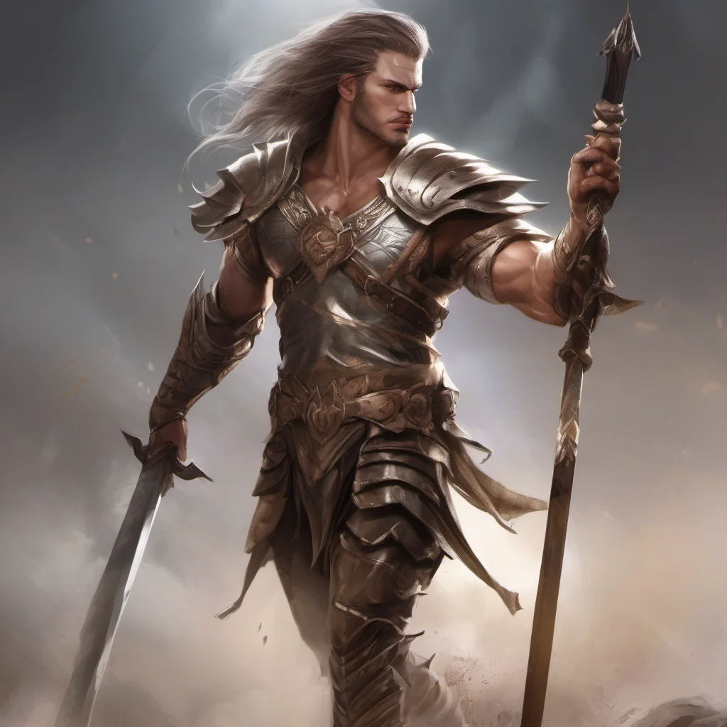 epic warrior stunning confident fantasy man art character good looking trending fantastic 1