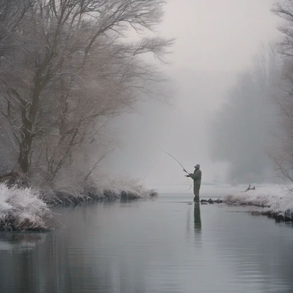 ethereal ethereal flyfishing in winter