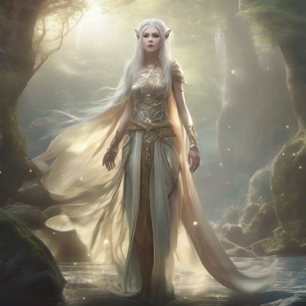 ethereal fantasy female elf in fantasy world  good looking trending fantastic 1
