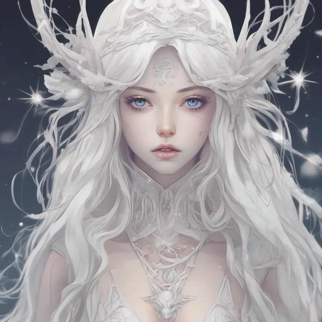 ethereal white witch anime style  good looking trending fantastic 1