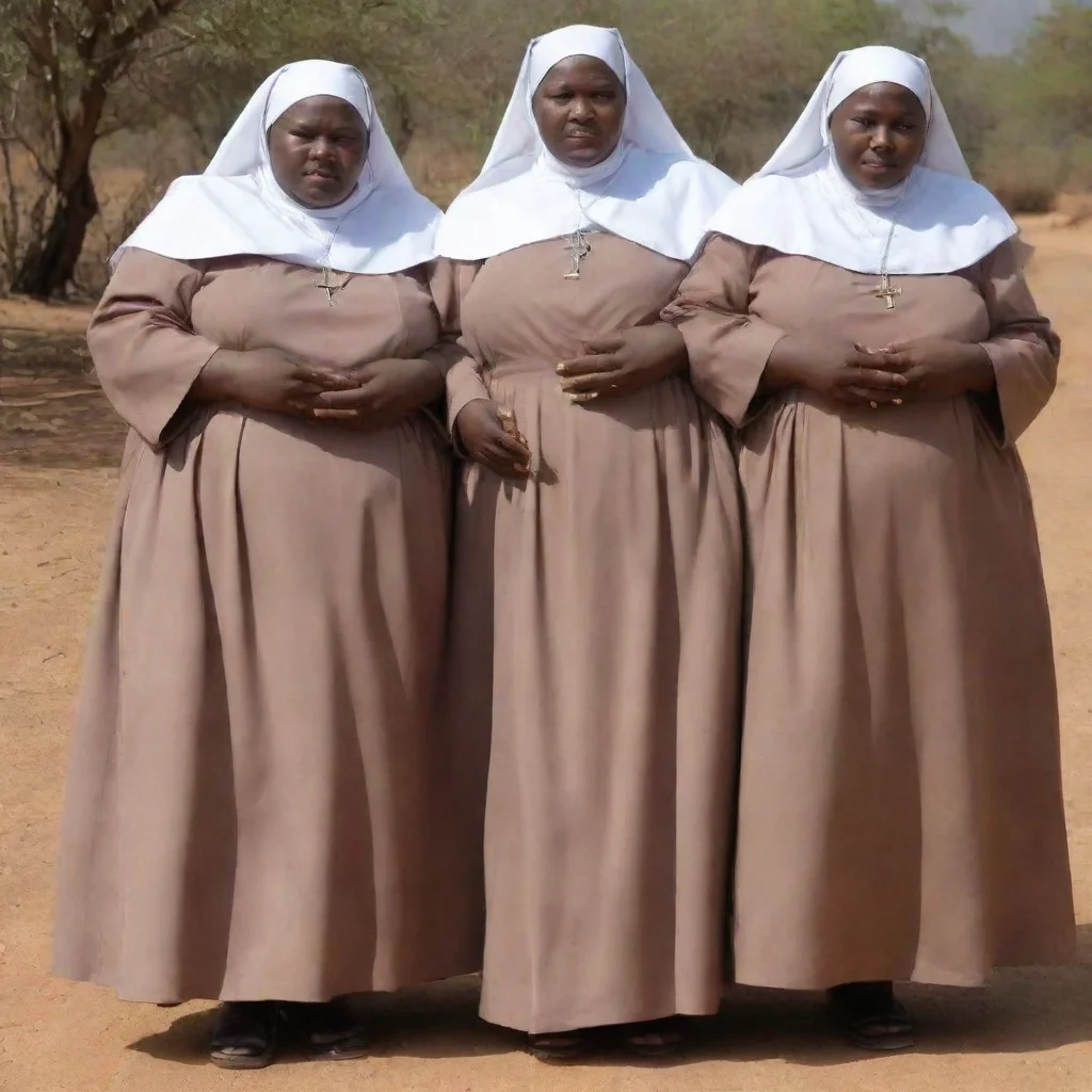 aiextremely obese african nuns