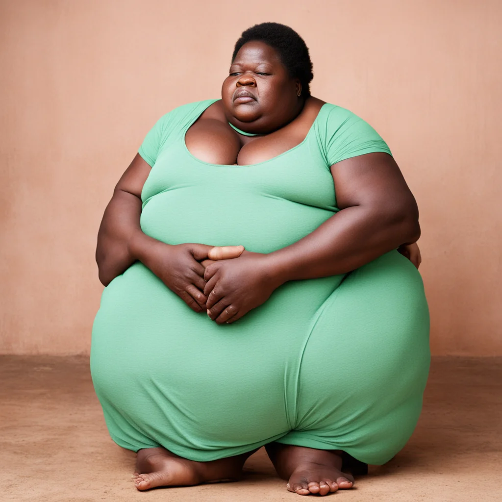 aiextremely obese african woman good looking trending fantastic 1