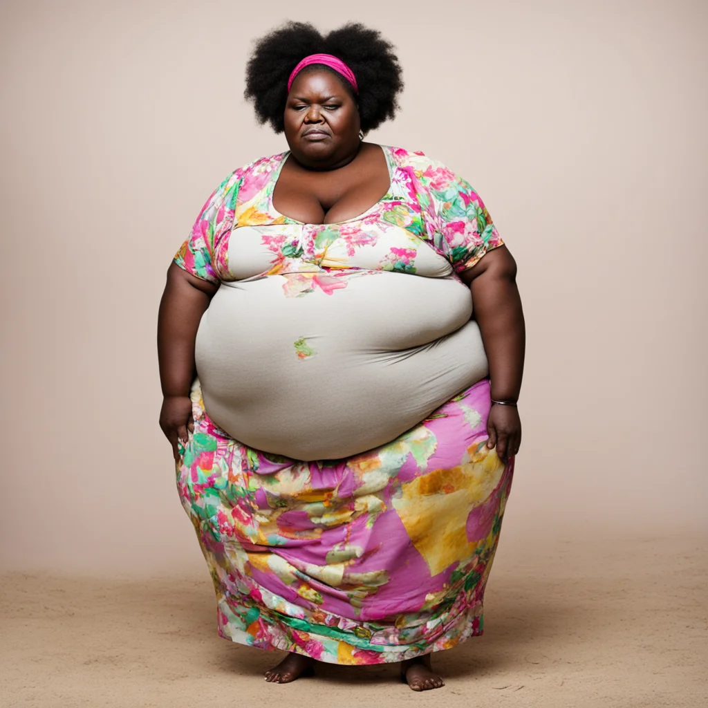 aiextremely obese african woman
