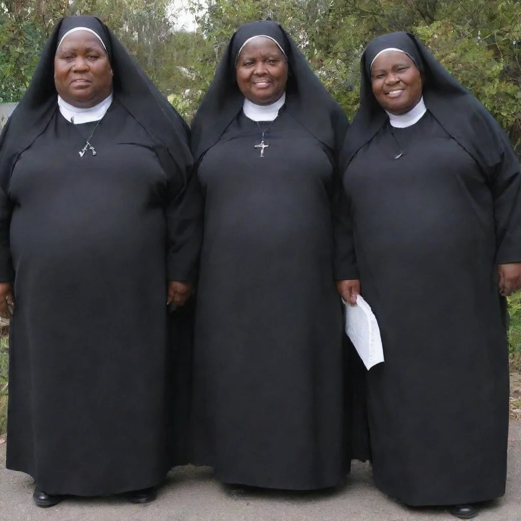 aiextremely obese black nuns