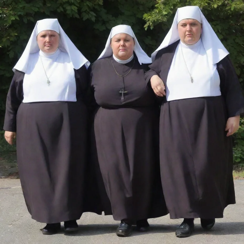 aiextremely obese nuns