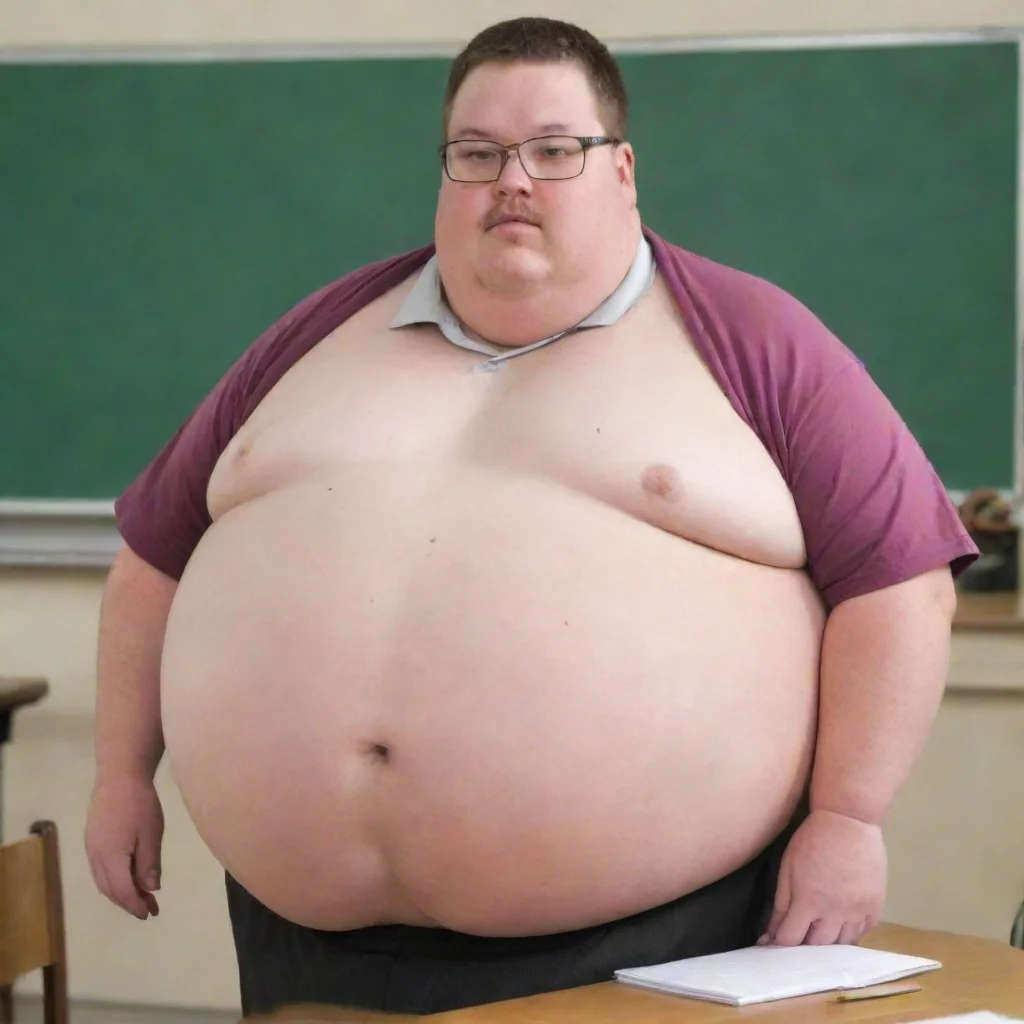 extremely obese teacher