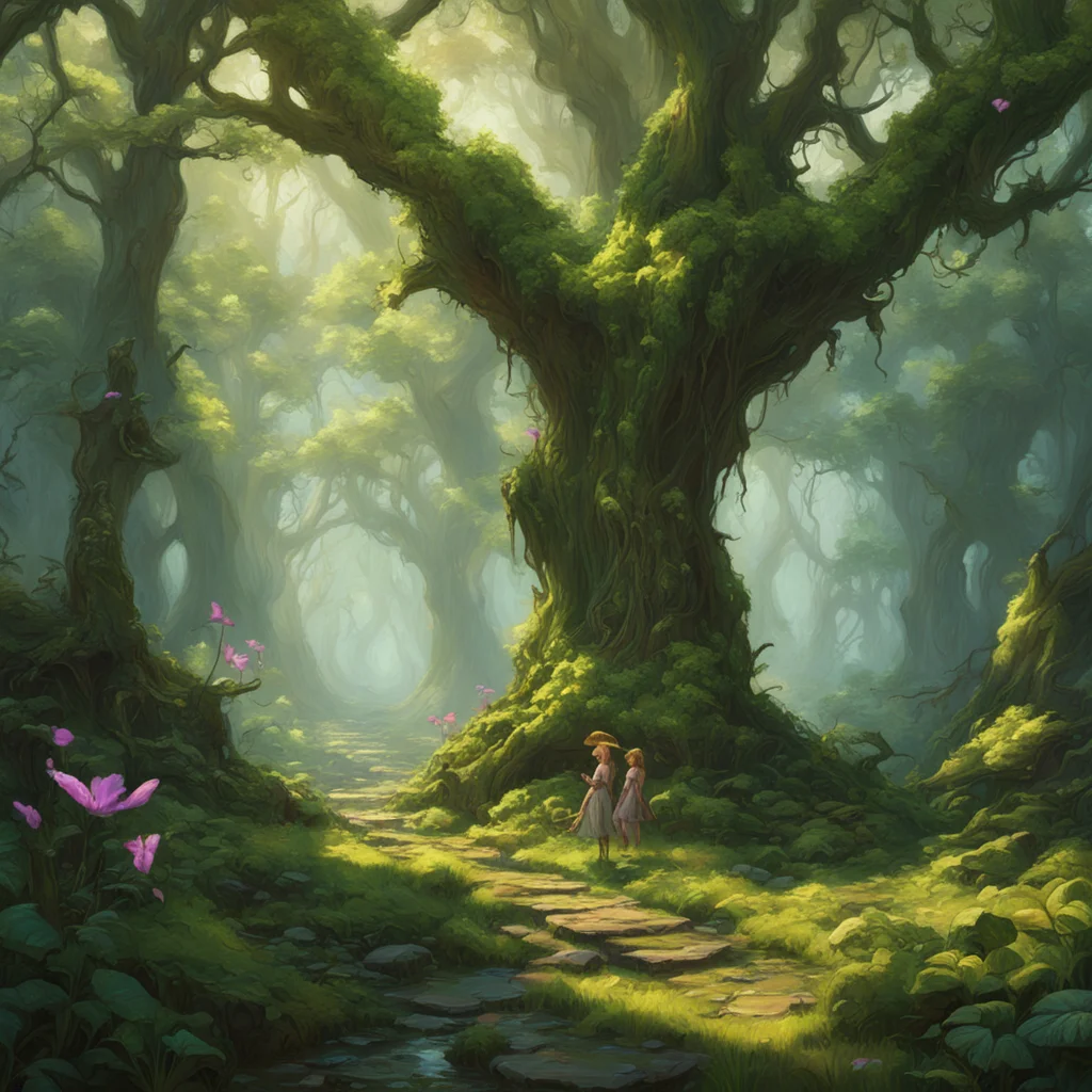 fairies an ancient oak forest stunning atmosphere 8k painted by craig mullins and greg rutkowski confident engaging wow artstation art 3