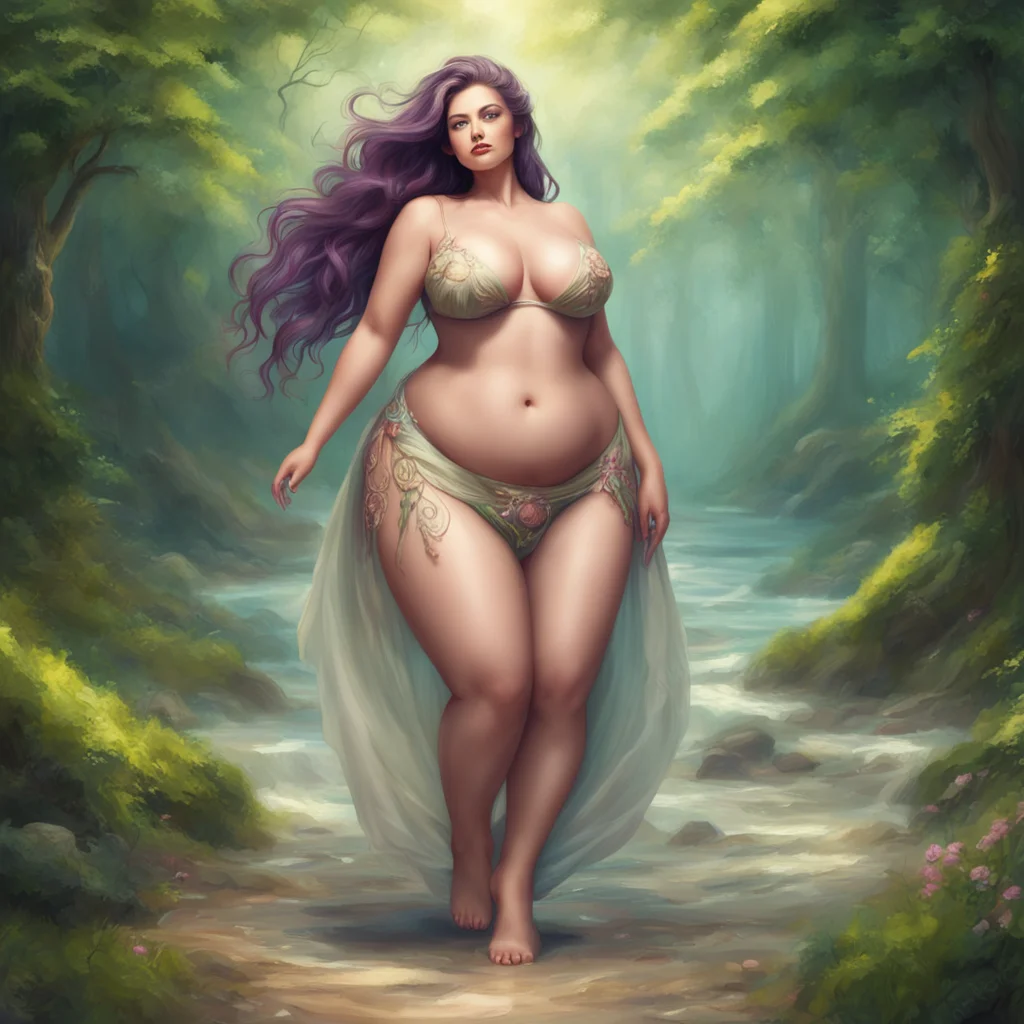 aifantasy art%2C curvy beautiful barefoot woman confident engaging wow artstation art 3