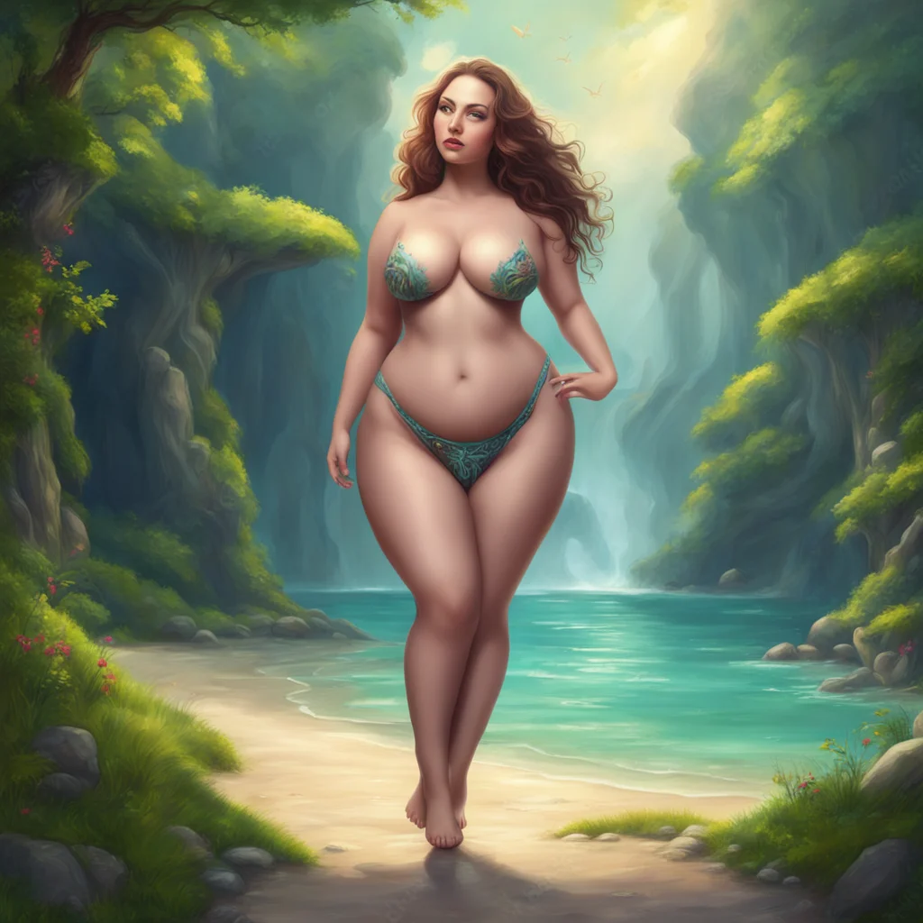aifantasy art%2C curvy beautiful barefoot woman good looking trending fantastic 1