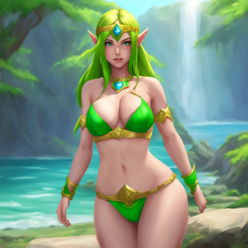 aifantasy art%2C zelda in bikini amazing awesome portrait 2