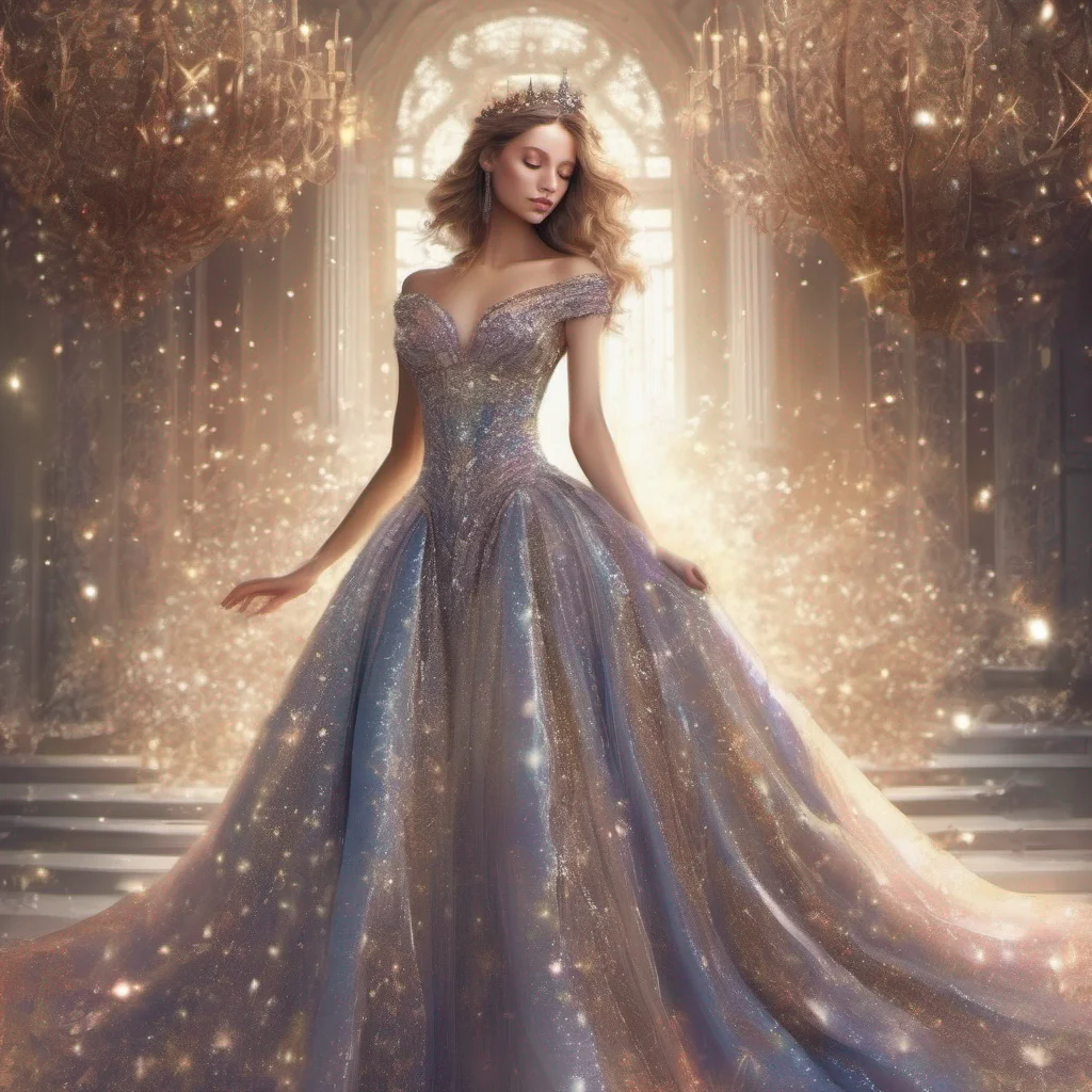 aifantasy art beauty grace sparkle glitter shimmer royal dress good looking trending fantastic 1