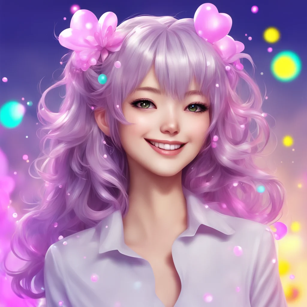 fantasy art bubbly kind anime woman lovely smile business portrait beautiful seductive sweet