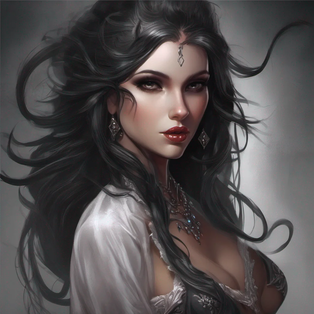 aifantasy art dark hair seductive  confident engaging wow artstation art 3