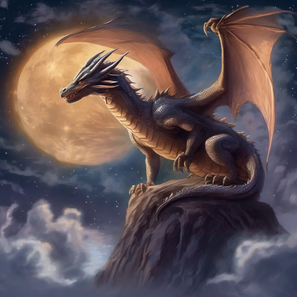 fantasy art dragons night sky amazing awesome portrait 2