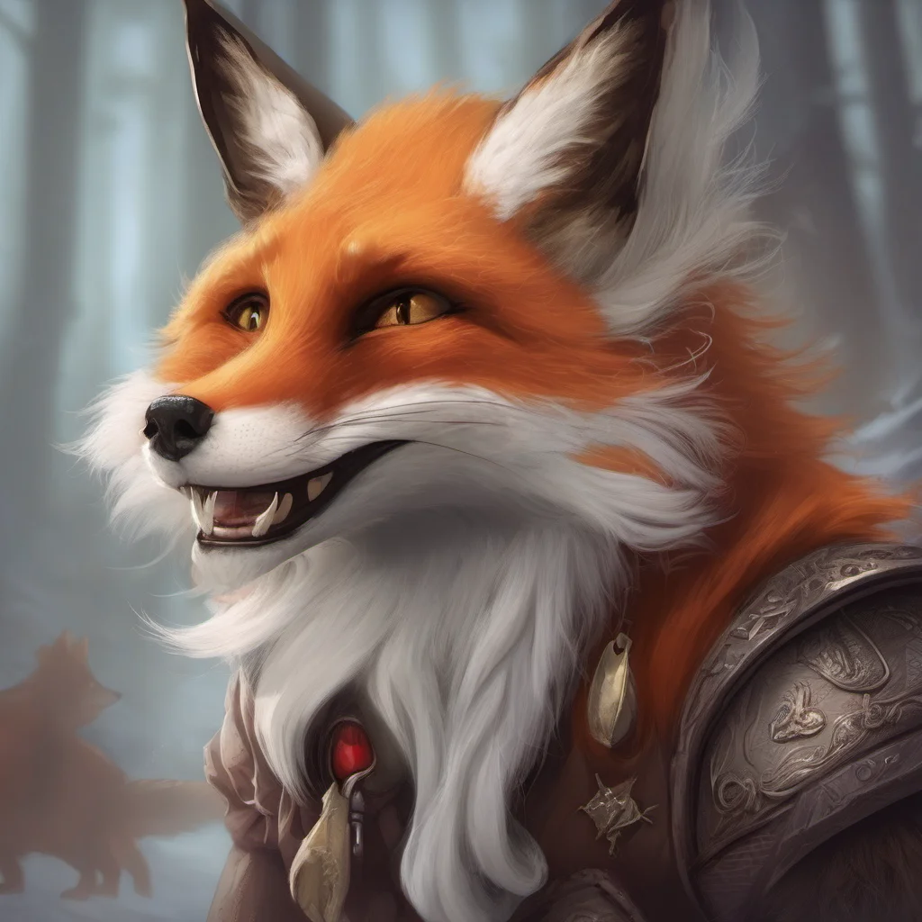 aifantasy art furry fox maw