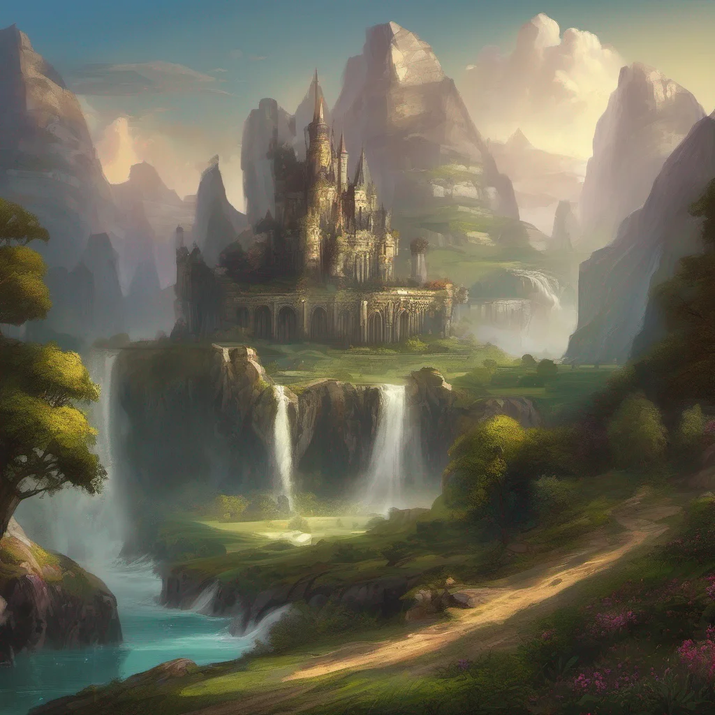 fantasy art majestic landscape