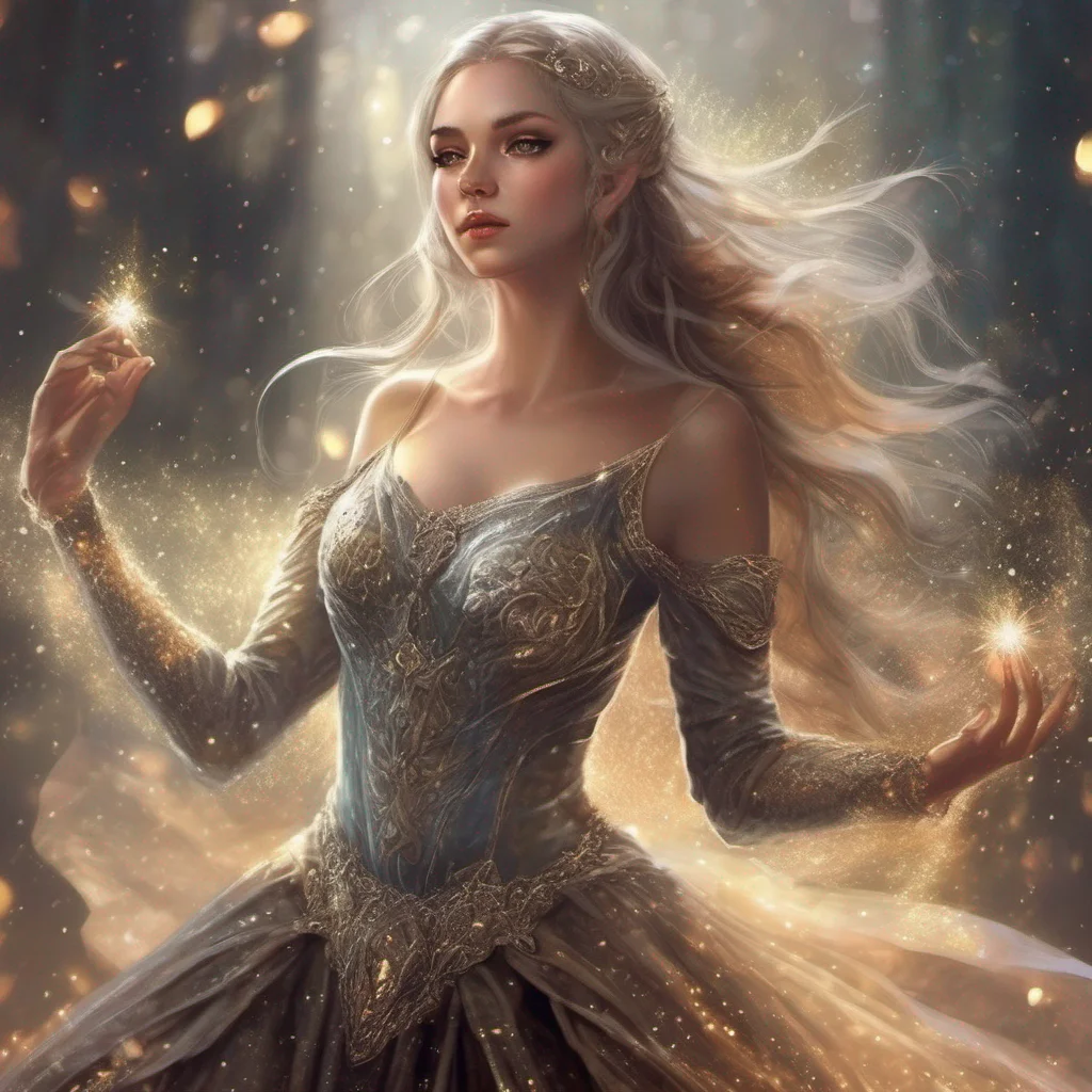 fantasy art medieval dress fantasy elf goddess sparkle shimmer glitter battle amazing awesome portrait 2