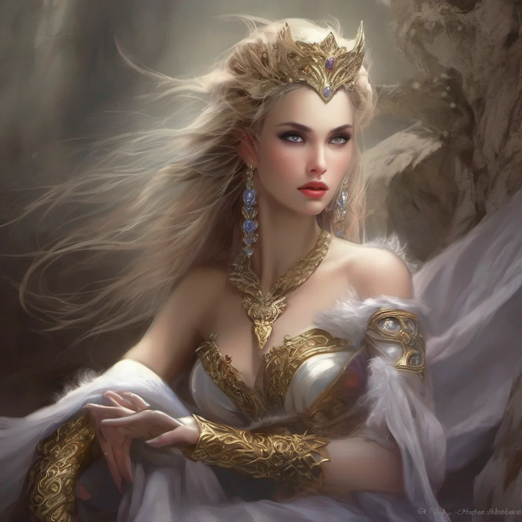 aifantasy art princess beauty grace seductive warrior