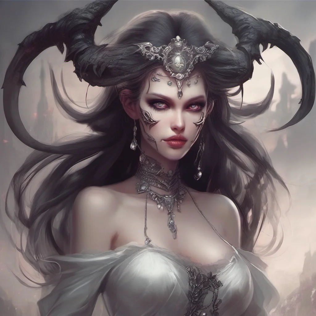 fantasy art seductive beauty grace evil demon feminine sweet amazing awesome portrait 2