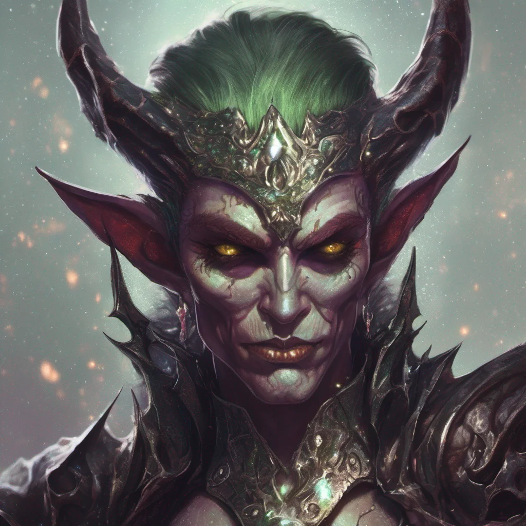 fantasy art villain demon elf evil glitter amazing awesome portrait 2