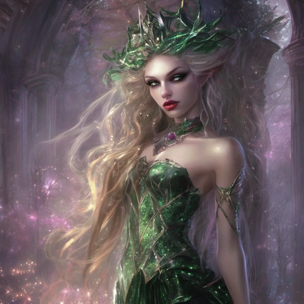 fantasy art villain elf evil glitter beauty grace princess seductive good looking trending fantastic 1