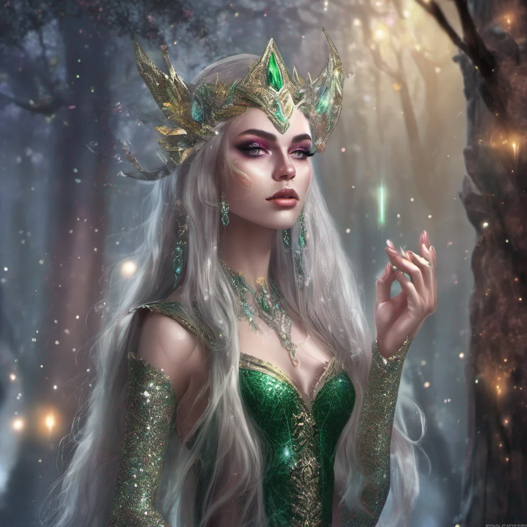 fantasy art villain elf glitter beauty grace amazing awesome portrait 2