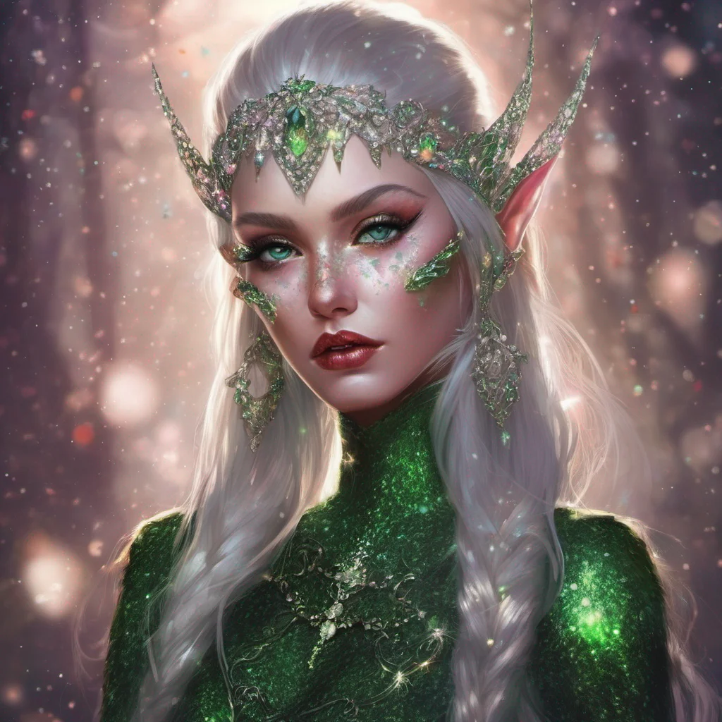 aifantasy art villain elf glitter beauty grace