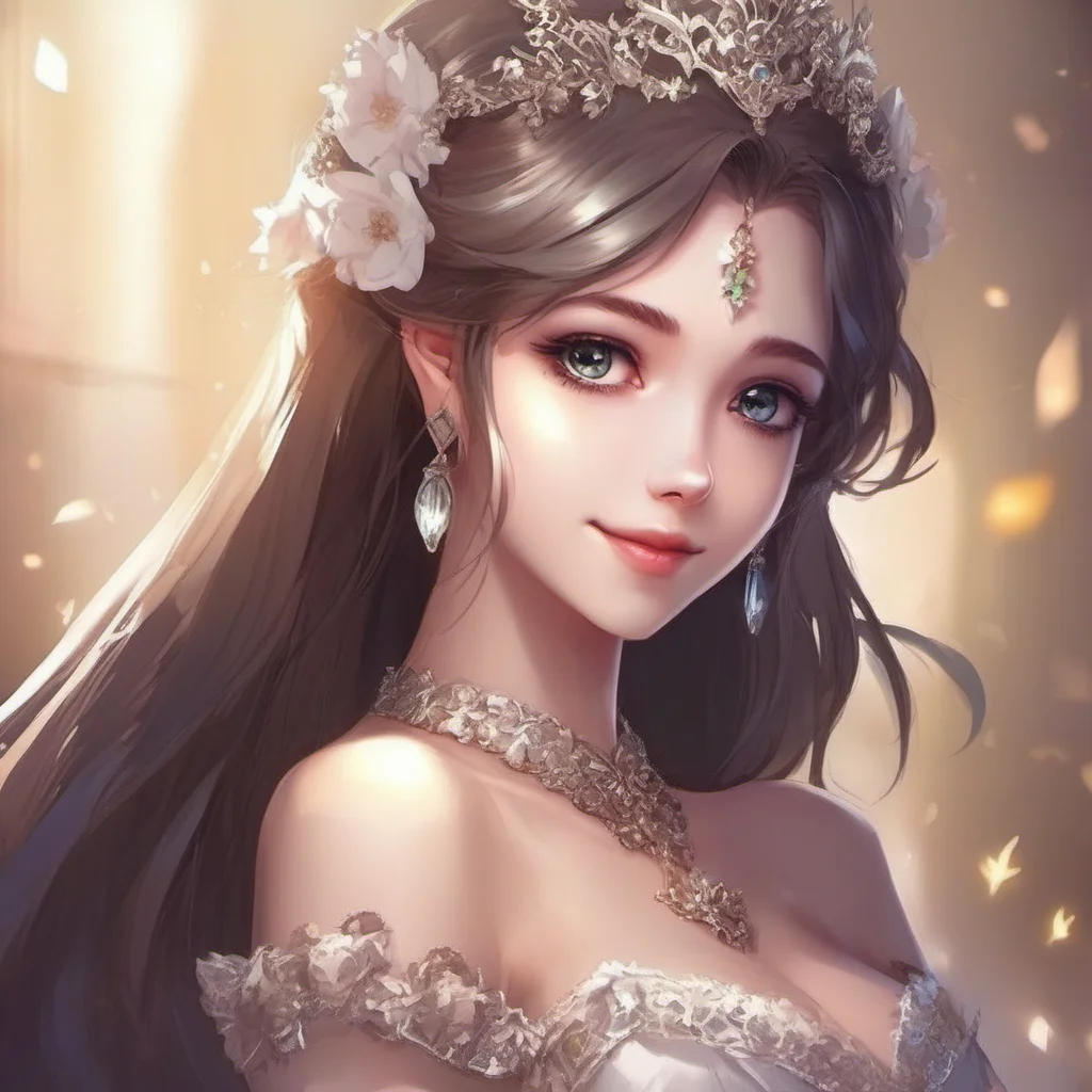 fantasy beautiful princess smiling portrait anime amazing awesome portrait 2