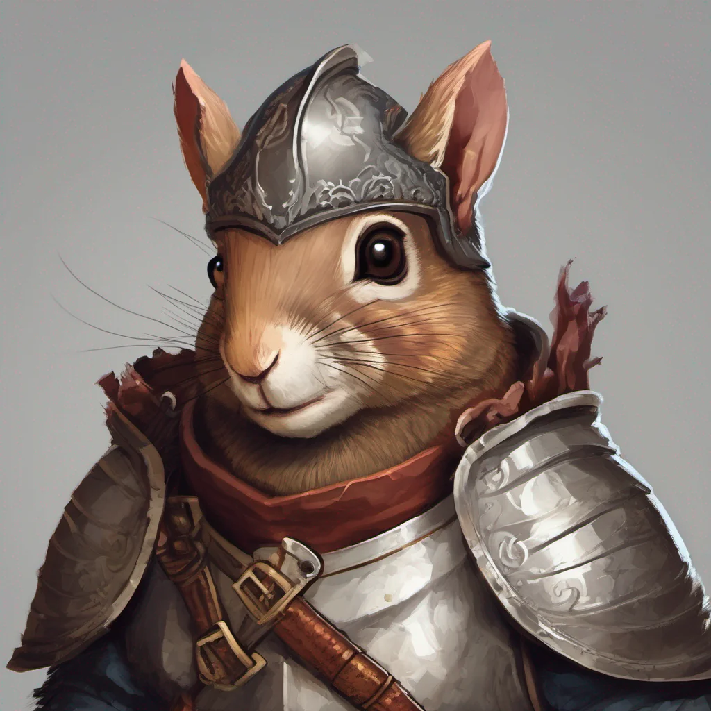 fantasy squirrel knight character portrait  amazing awesome portrait 2