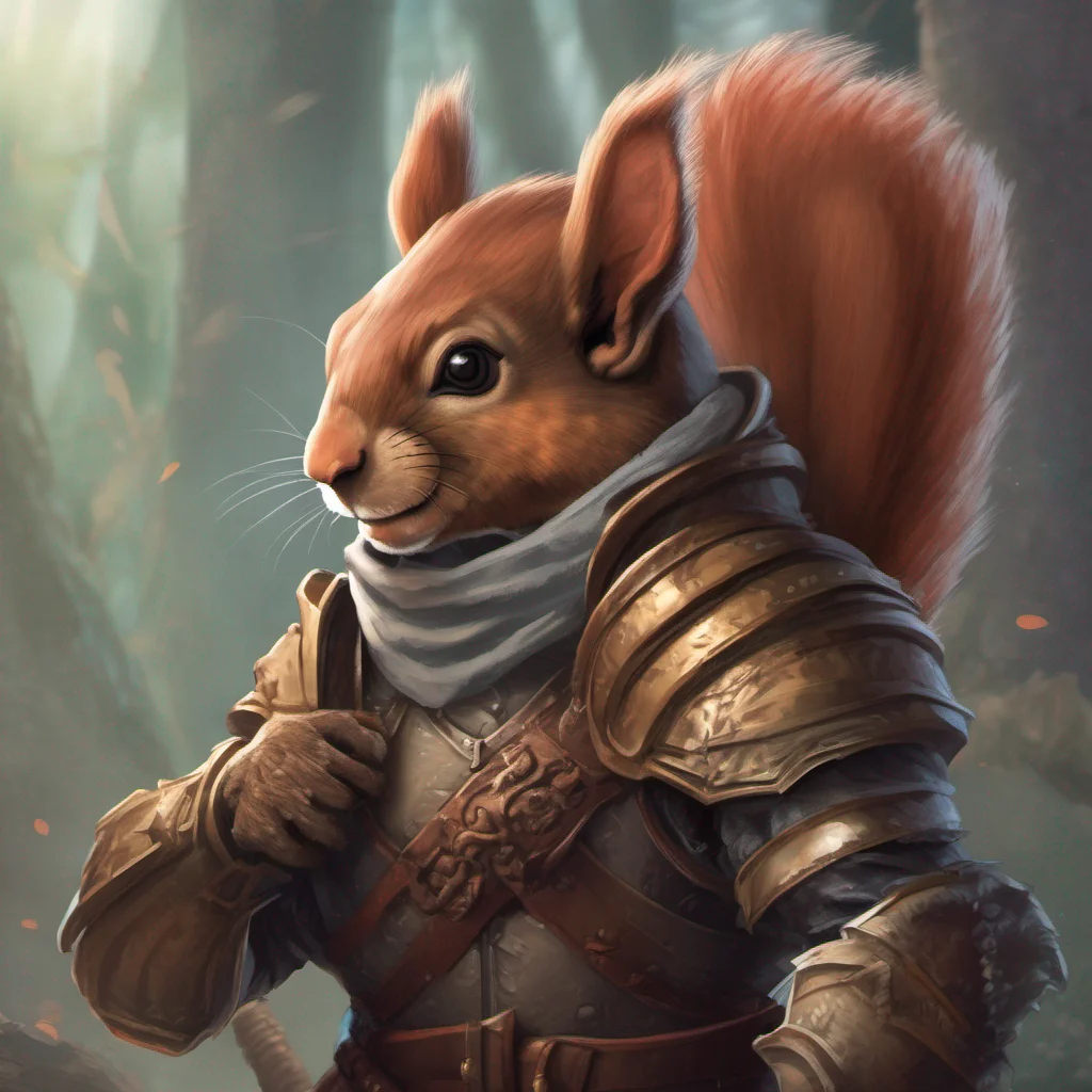 fantasy squirrel knight character portrait  good looking trending fantastic 1