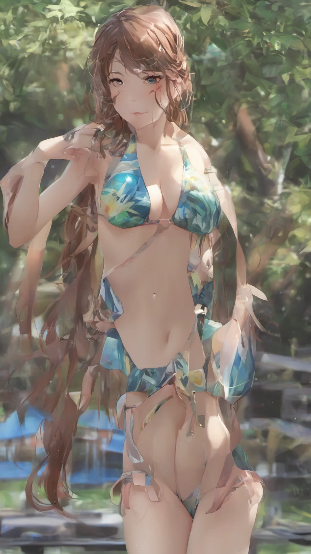 aifemale%2C swimsuit good looking trending fantastic 1 tall