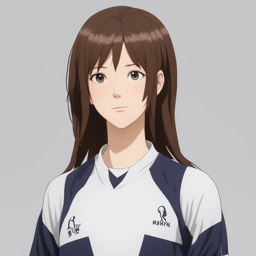 female haikyuu character with medium brown hair amazing awesome portrait 2