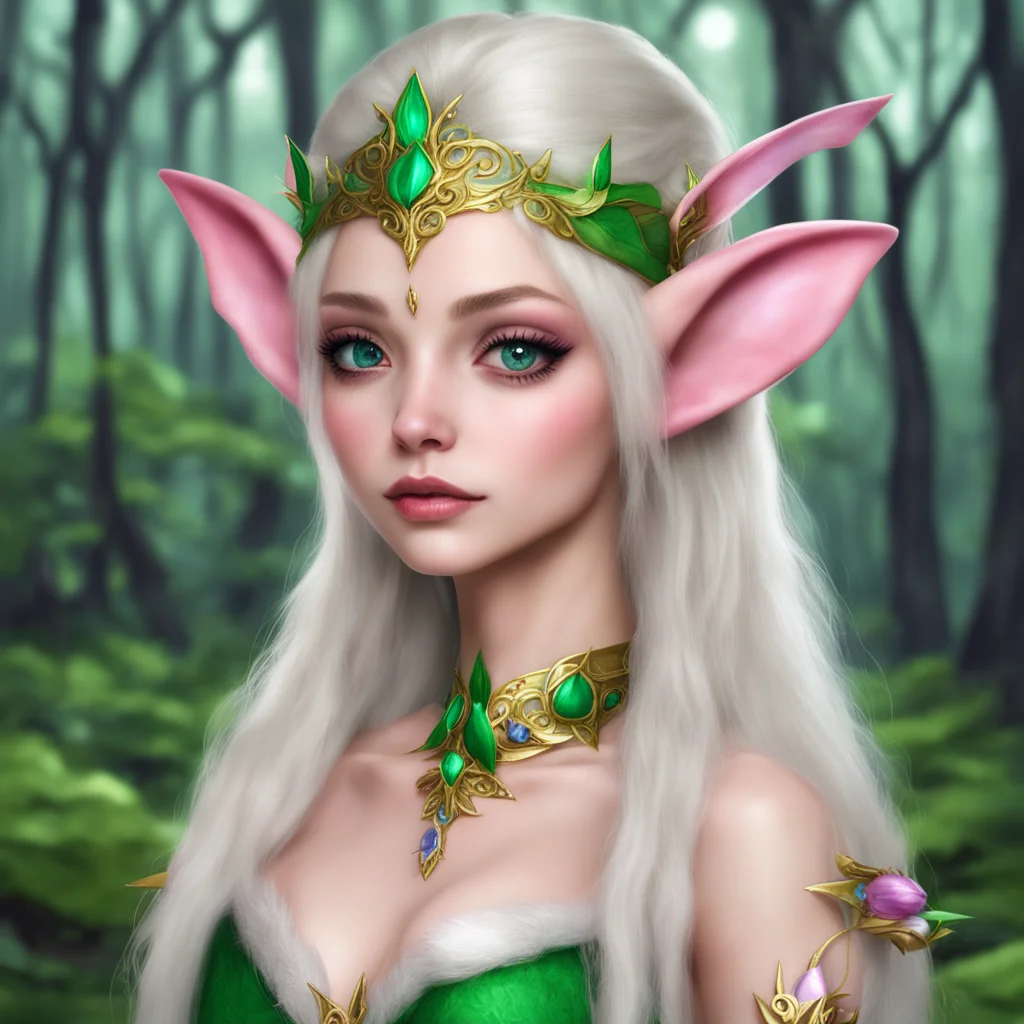 aifeminine elf princess